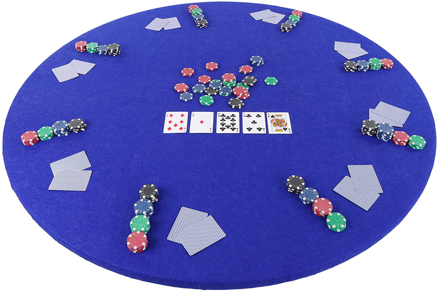 Playezze Felt Poker Table Cover for Round 36 Purple 