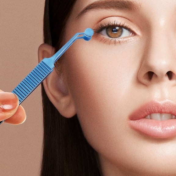 PENIKOKO Metal Meibomian Gland Tweezers for Eye Care, Stainless Steel, 1 Piece