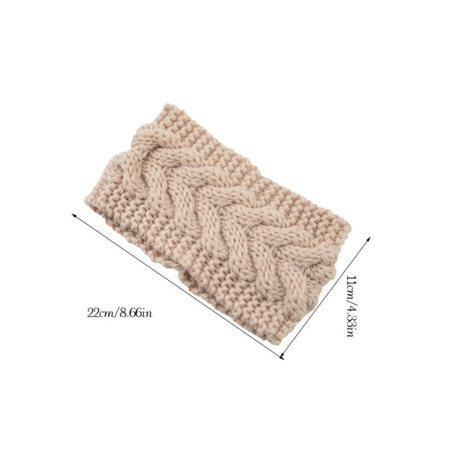 Bandeau d'Hiver pour Femmes, Élasticité, Chaud, Confortable, Style Simple, Accessoires pour Cheveux, Couleur Peau