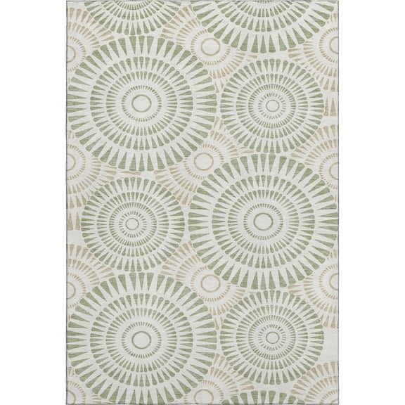 Dalyn Rugs Premium Machine Washable Mayfield AMF877 Aloe 5' x 7'6" Rug