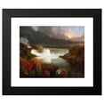 thumbnail image 2 of Thomas Cole 14x12 Black Modern Framed Museum Art Print Titled - Distant View of Niagara Falls (1830), 2 of 5