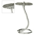 thumbnail image 5 of SAFAVIEH Mina Modern Silver Foil Petal Side Table, Silver, 5 of 5