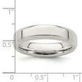 thumbnail image 2 of 925 Sterling Silver 5mm Bevel Edge Band Ring Size 6, 2 of 6