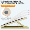 thumbnail image 4 of Tabla inclinada para pantorrillas TEMI, madera inclinada, con forma de cuña, 4 of 7