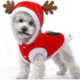 thumbnail image 4 of Disfraz de ropa navideña para perro y gato JAMW sudadera con capucha de ALTA calidad diseño impreso en 3D, 4 of 5