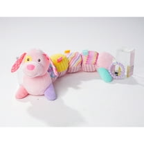 YYhl Baby Musical Toys Infant Toys Stuffed Dog Toys, Baby Teething Toys for Newborn Sensory Boys Girls 0 3 6 12 Months Doggy Caterpillar Height Chart Pink