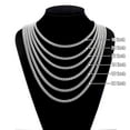 thumbnail image 6 of APSVO S925 Sterling Silver Plated Chains for Men Women 3mm/5mm/8mm Cuban Necklace Birthday Graduation Fathers Day Jewelry Gifts Teen Dad Husband Boyfriend Him Adults Ideas 16/18/20/22/24/26/28 Inch, 6 of 6