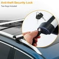 thumbnail image 5 of 2Pcs Car Roof Top Crossbar Rack, iMounTEK Aluminum Alloy Luggage Carrier Rack 330lbs Max Load with Lock, 5 of 7