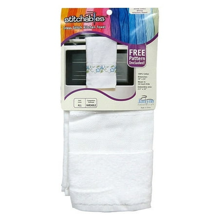 Kitchen Classic Towel 14 Count 16"X24"-White
