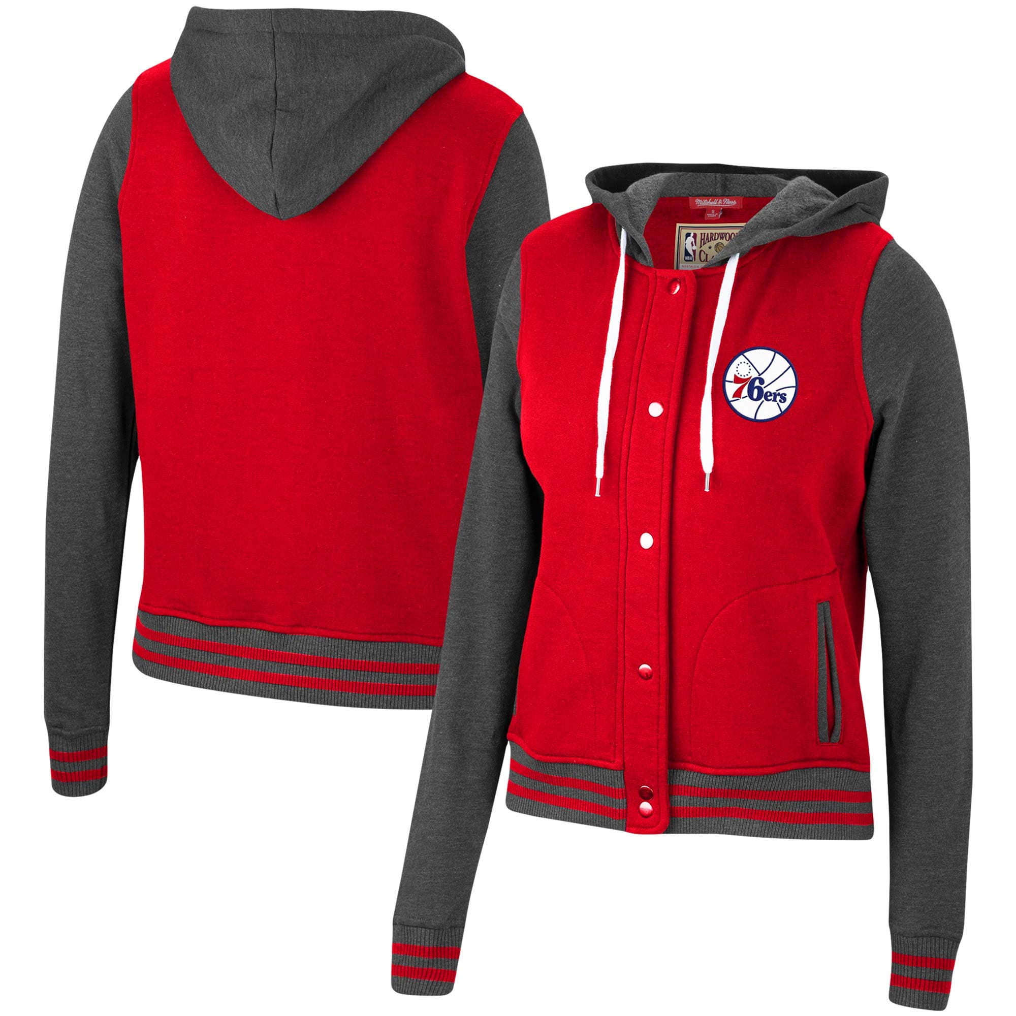 mitchell and ness 76ers jacket
