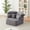 Gray Corduroy, variant on Leumius 53" Single Sofa,Oversized Modular Sofa Lounge Chair with Stylish Envelop Sesign Pillow,Pentagonal Sofa Boneless Couch for Living Room,Beige Chenille