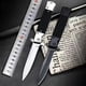 thumbnail image 3 of Cuchillo de campo de acero inoxidable negro, cuchillo plegable portátil para exteriores, cuchillo táctico de alta dureza, cuchillo de autodefensa multiusos de apertura rápida, 3 of 3