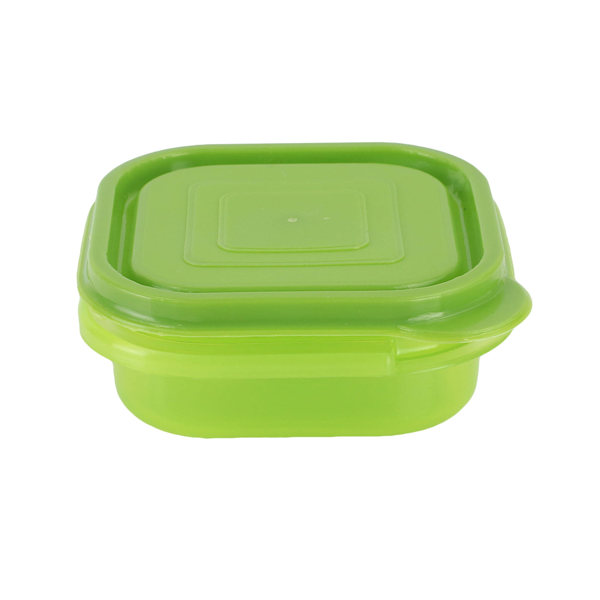 Compac Home Plastic Storage Bowl with Lid, 7 oz, Light Green, Lunch Container, 1 Count