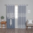 thumbnail image 4 of Aurora Home  Mix and Match Trellis Cut Out Curtains Mingreen 84 84 Inches, 4 of 5