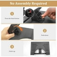 thumbnail image 6 of Behome Foldable Toilet Stool, 7 in, 8 in or 9 in Adjustable Height Potty Stool for Adults, Non-Slip Poop Step Stool for Bathroom, Improve Squatting Posture and Comfort, Black, 6 of 9