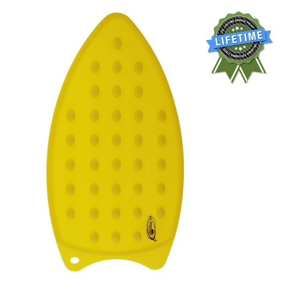 Homeplace Group Press-Stow Safe TRest Silicone Iron Rest (Yellow)