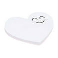 thumbnail image 3 of Under $2, Study Notes, Heart-Shaped Sticky Notes, High-Value Aesthetic Memo Pads for Office & Planning, Small Sticky Notes, White by Goohae, 3 of 8