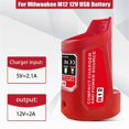 thumbnail image 5 of N12 Battery Power Source Adapter for Milwaukee 12V M12 Battery Power Wheel Charger Adapter with 12V, 5 of 5