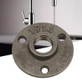 thumbnail image 4 of Flange Pipe Base, Base Thread Flange, 3 Holes 10pcs DN15 Flange Pipe For Industry, 4 of 8
