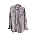 thumbnail image 5 of Ahabrexf Sleeves for Men, Casual Turndown Collar Button Pocket Plaid Long Sleeve Shirt, 5 of 8