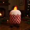 thumbnail image 6 of Yhmxh Christmas Candle Plush Toy, Christmas Ornaments 5.9" Cute Smile Candle Pillow Stuffed Animals Funny Soft Food Plushies Toy Candle Doll for Gifts for Kids Birthday, 6 of 6