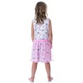thumbnail image 5 of Barbie Girls' Tie-Dye Kids Tank Nightgown Pajama With Tulle Skirt Overlay, 5 of 7