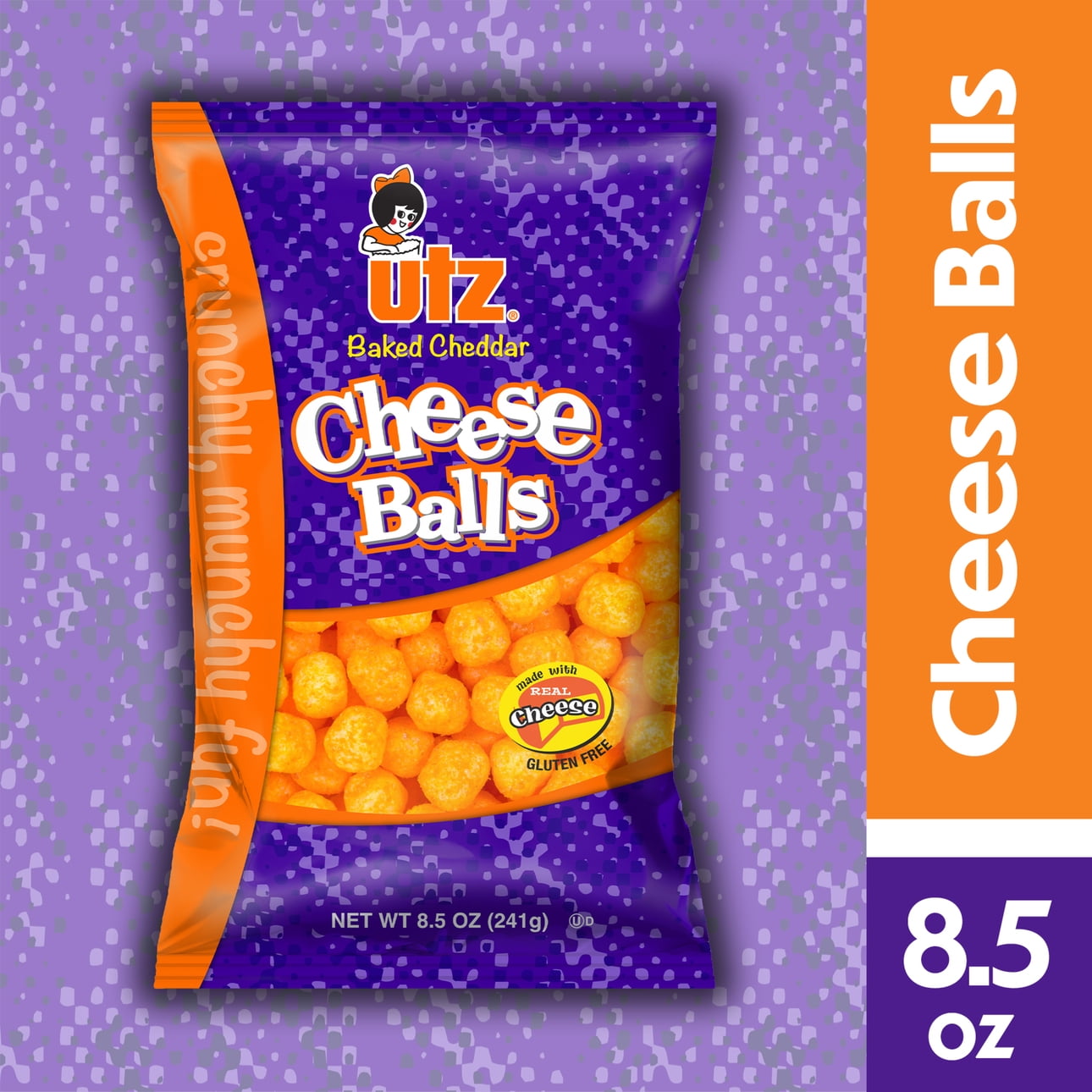 8.5 oz Utz Cheddar Cheese Balls