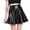 Black, variant on sunsanly High-Waist Bright Color Mini Skirt Women Nightclub Stage Show Skater Skirt Streetwear