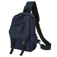 thumbnail image 1 of Bolso con correa, mochila para hombro en el pecho, mochila para computadora portátil, bolso cruzado, viajes al aire libre para hombres y mujeres, 1 of 5