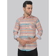 thumbnail image 3 of Minimalist Men's Printed Full Sleeve Casual Linen Shirt, 3 of 6