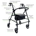 thumbnail image 2 of Andadera Andador Caminador Rollator Ortopedica Adulto Mayor, 2 of 5