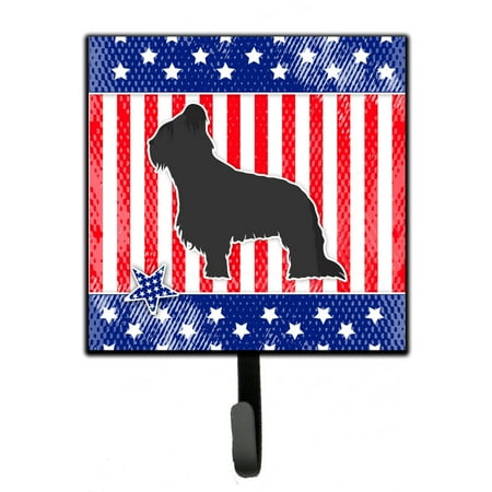 

Carolines Treasures BB3326SH4 USA Patriotic Briard Leash or Key Holder 7Hx4.25W multicolor