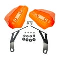 thumbnail image 5 of 2 Pieces Motorcycle Universal Motorcycle Accessories with Metal Bracket Touring Mounting Hardware Wind Protector orange, 5 of 8