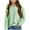 Mint Green, variant on Efsteb Girls Long Sleeve Shirts Cute Tops Solid Color Loose Fashion Casual Round Neck Dressy Casual Blouses Comfy Blouses (Black,5 Years)
