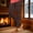 Brown, variant on Olyvenn Fleece Lined Leggings Women Short Fuzzy Tummy Control High Waisted Soft Yoga Pants Winter Thermal Warm Leggings Dark Blue M