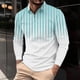 thumbnail image 1 of Blusa y camisa de manga larga con cuello vuelto para hombre, informal, con cuello vuelto, estampado, para fitness, deportiva, de manga larga, de poliéster, 1 of 5