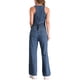 thumbnail image 3 of INSPIRAR CHIC Conjuntos de 2 Piezas para Mujeres Conjunto de Denim Chaleco Sin Mangas con Botones Jeans de Pierna Ancha L Gris Azul, 3 of 6