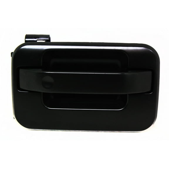 Replacement REPF491311 Exterior Door Handle Compatible with 2004-2014 Ford F-150 Rear, Right Passenger Smooth Black