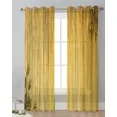 thumbnail image 6 of Bamboo Zen Chinese Style Sheer Curtains Living Room Window Tulle Curtains For Bedroom Kitchen Home ration Voile Drapes, 6 of 7