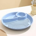 thumbnail image 4 of Circular Divided Food Tray with Large Capacity for Snacks, Fruit, and Meals – Durable and Easy to Clean, 4 of 7