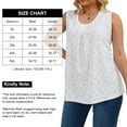 thumbnail image 6 of Oryer Womens Plus Size Tank Tops Loose Fit Tunic Blouses Sleeveless Tops, 6 of 6