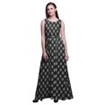 thumbnail image 1 of Bimba Robe Longue Débardeur pour Femme à Col Rond Imprimée, Robe de Soirée - X-Grand, 1 of 6