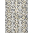 thumbnail image 4 of HomeRoots 676648 8 x 10 ft. Gray Gold & Ivory Abstract Transitional Washable Machine Made Rectangle Area Rug with UV Protection, 4 of 9
