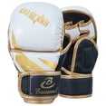 thumbnail image 3 of Peggybuy Demi-Doigt Gants de Boxe PU Gants de Formation en Cuir Accessoires de Formation de Boxe, 3 of 8