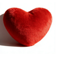 thumbnail image 4 of 12" Heart Plush Pillow - Ultra Soft Hugging Pillow for Women/Kids, Cute Valentine's Day Gift, Office/ Nursery Decor (Red), 4 of 5