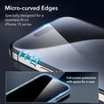 thumbnail image 3 of Protector de Pantalla ESR Paquete 3+1 para iPhone 15 Pro Max, 3 of 9