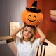 thumbnail image 2 of Almohada blanda de calabaza de Halloween Almohada de calabaza de Halloween Almohada divertida de calabaza de Halloween con sombrero Almohada blanda de calabaza naranja Feliz fiesta de Halloween Fal, 2 of 5