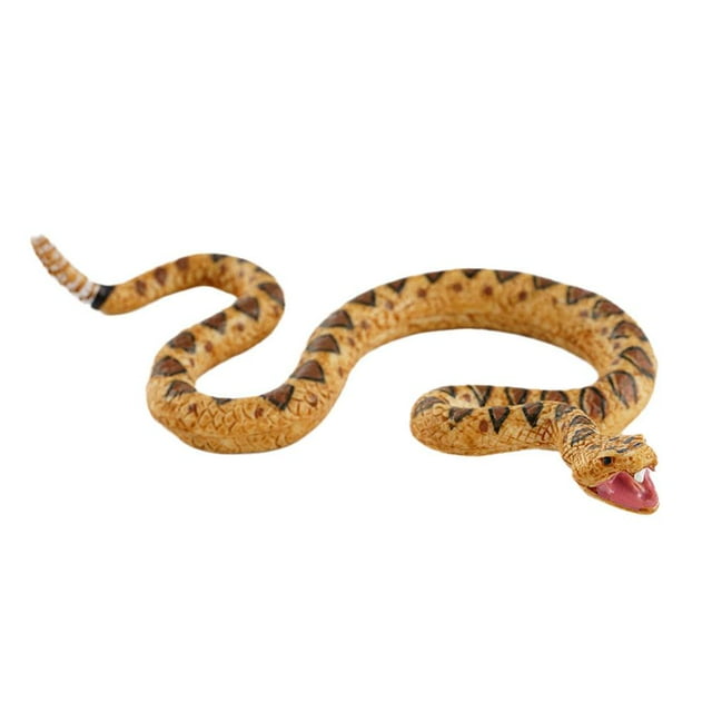 Rubber Snake Big Rubber Snake Figure Artificial Snake Toy UK New V5O2