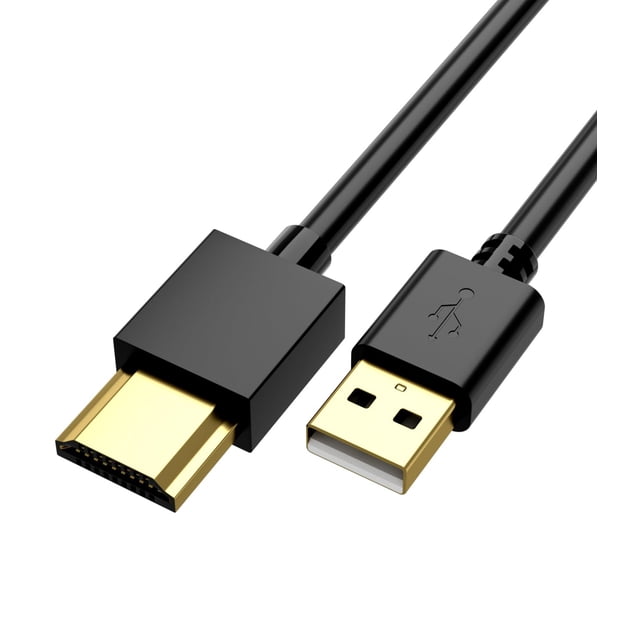 Cable cargador USB a HDMI FAWETTY de 1 m para Mac y Windows