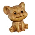 thumbnail image 2 of Figura de Madera de Ratón, Cultura Estética Encantadora Decoración de Artesanía para animal para dormitorio, 2 of 8